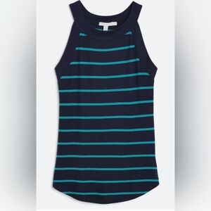 Threads 4 Thought Navy and Teal Top